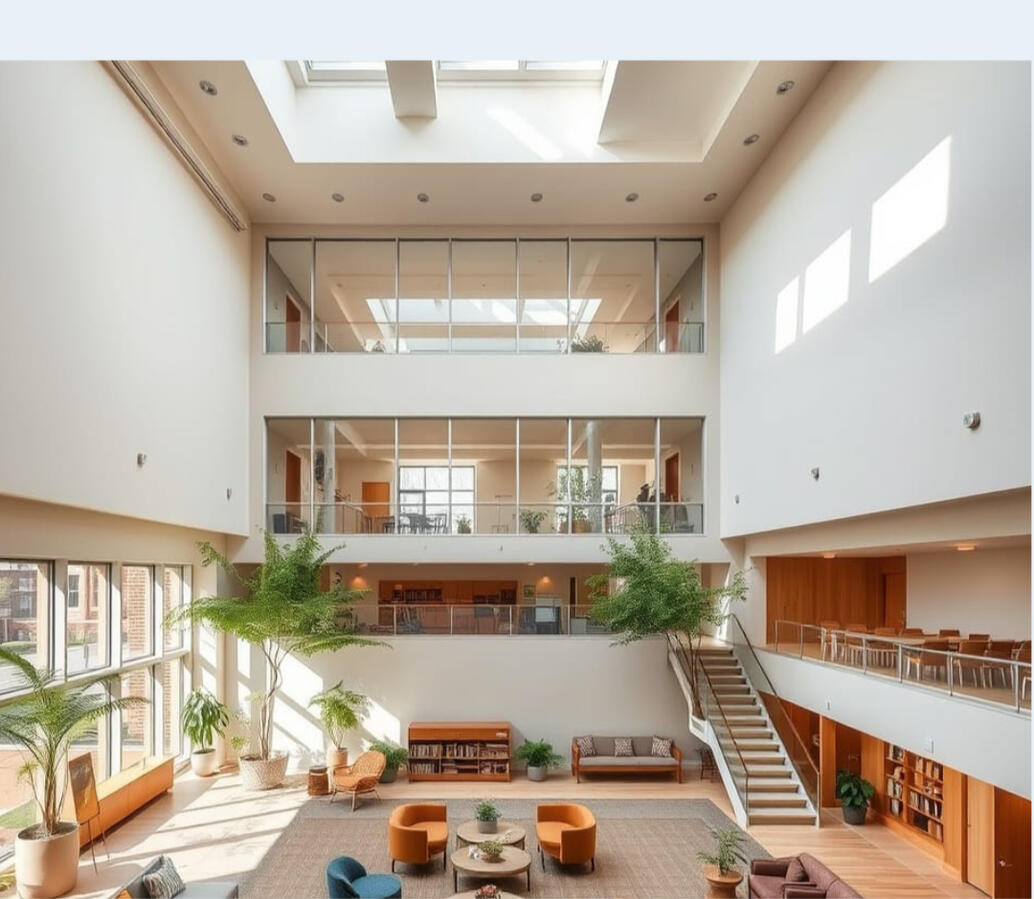 Interior: New Construction Community Center